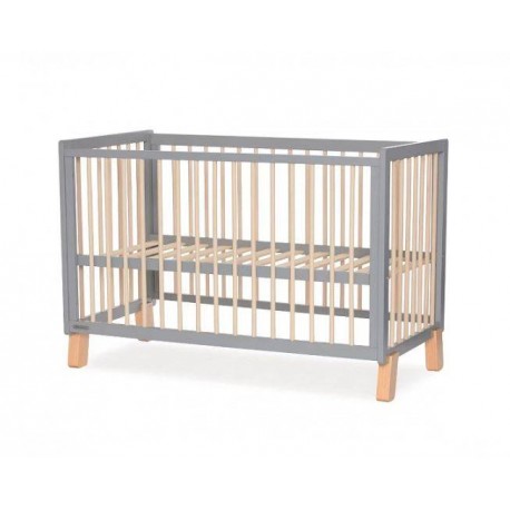 Kinderkraft łóżeczko drewniane Lunky XL