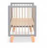 Kinderkraft łóżeczko drewniane Lunky XL