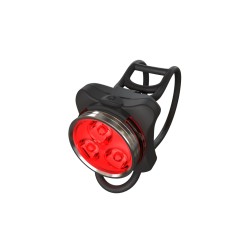 Moon Lampka do wózka USB czerwone / białe