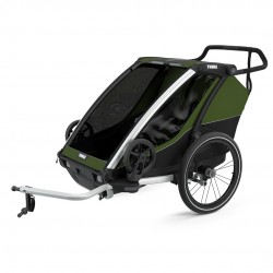 Thule Chariot Cab - Aluminum / Cypress Green
