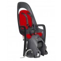 Hamax Caress fotelik rowerowy montowany na bagażniku - Dark Grey / Red