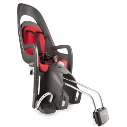 Hamax Caress fotelik rowerowy montowany na ramie - Dark Grey / Red