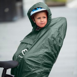 Hamax ponczo przeciwdeszczowe na fotelik rowerowy - Green